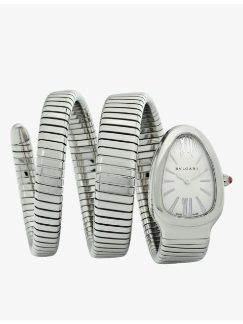 SP35C6SS.2T Serpenti Tubogas stainless-steel quartz watch