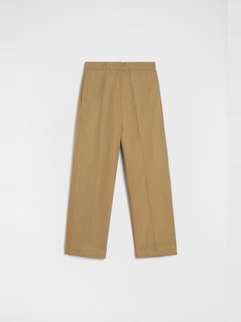 Cotton Tapered Trousers