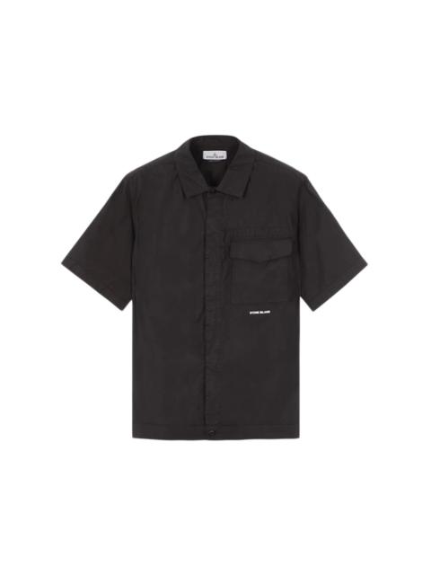 Stone Island Short Sleeve Overshirt Black