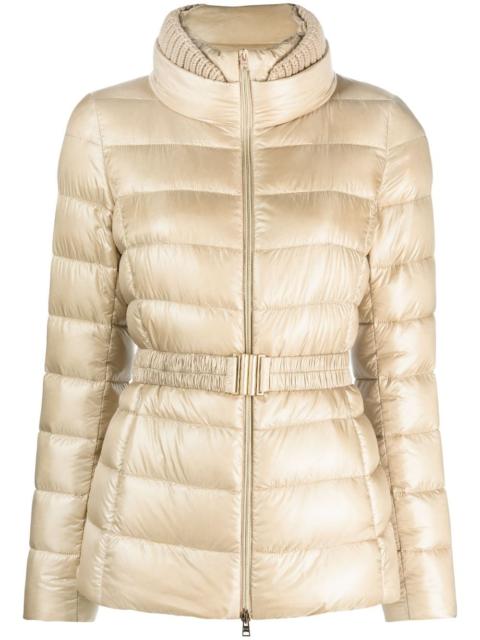 high-neck padded jacket