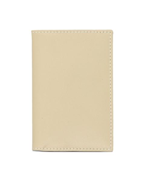 logo-embossed leather wallet