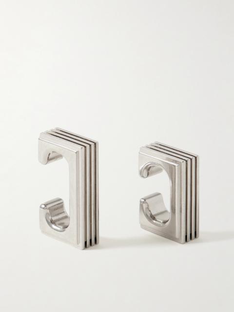 Empire Set Of Two Silver-tone Ear Cuffs