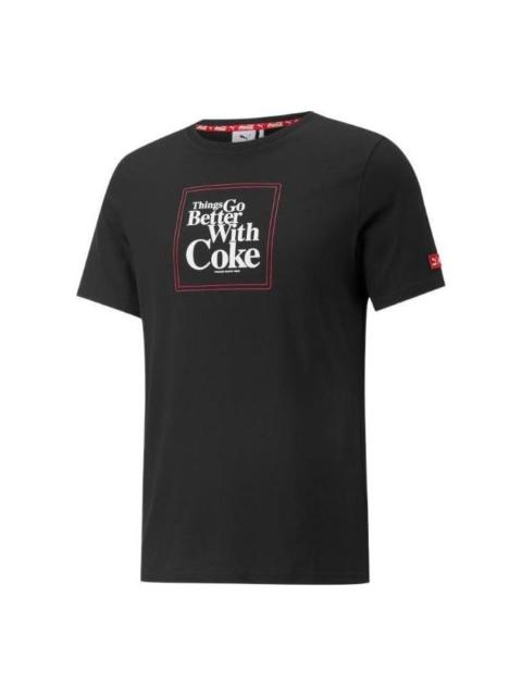 PUMA X Coca Cola Graphic Tee 'Black' 536158-01