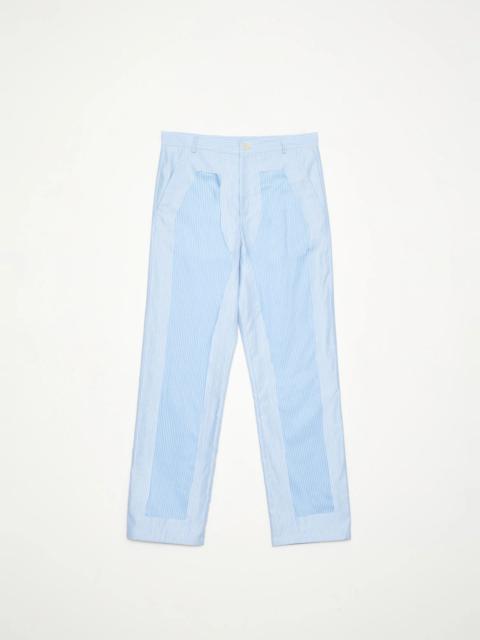 Edward Cuming Layered And Panelled Tech Trousers Dark Blue