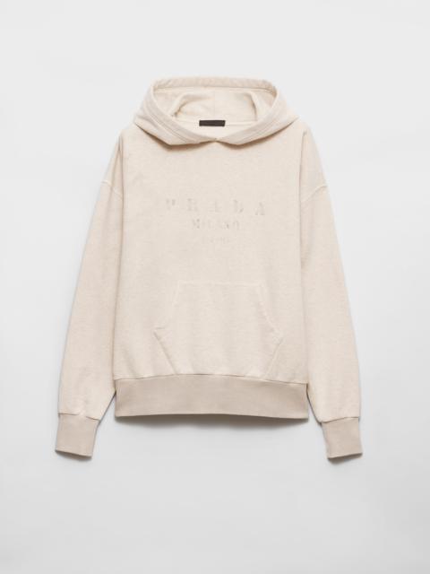 Cotton fleece hoodie