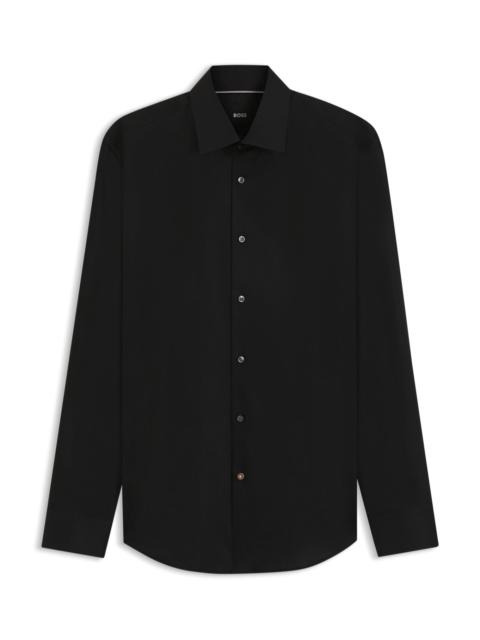 SLIM-FIT SHIRT IN EASY-IRON COTTON POPLIN