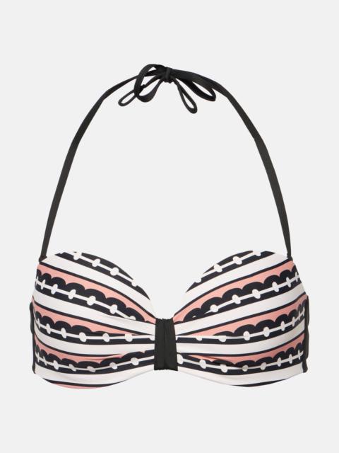 Alaska printed bikini top