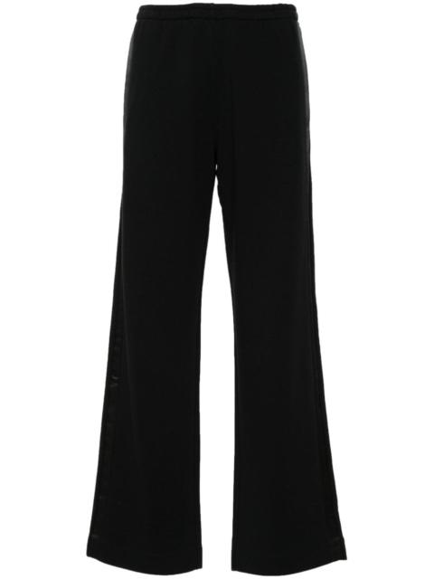 single-stitch straight trousers