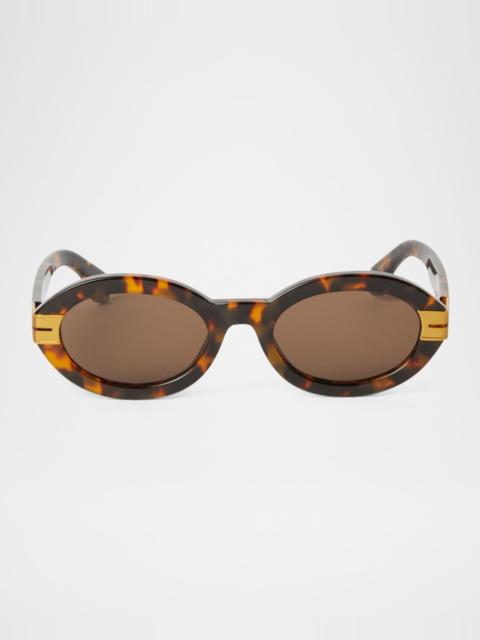 Harmony Oval Acetate Sunglasses