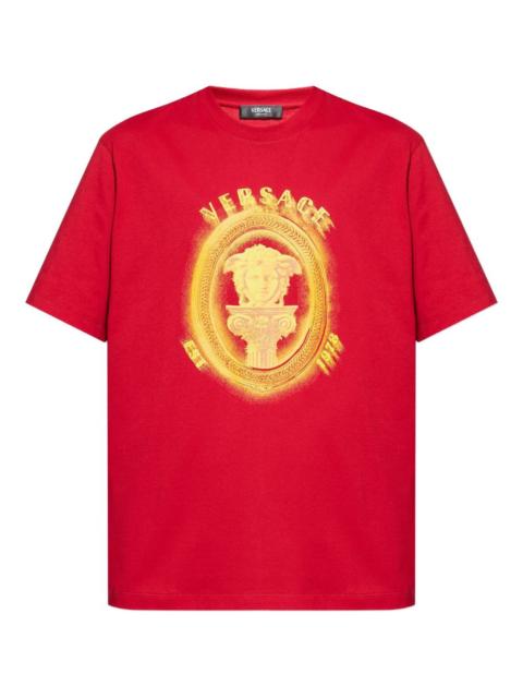 medusa-embellished T-shirt