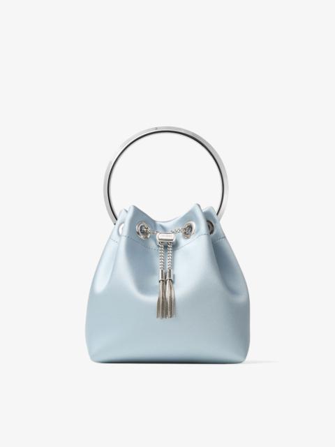 Bon Bon
Ice Blue Satin Bucket Bag