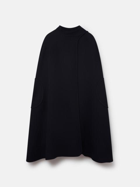 Wool Longline Cape Coat