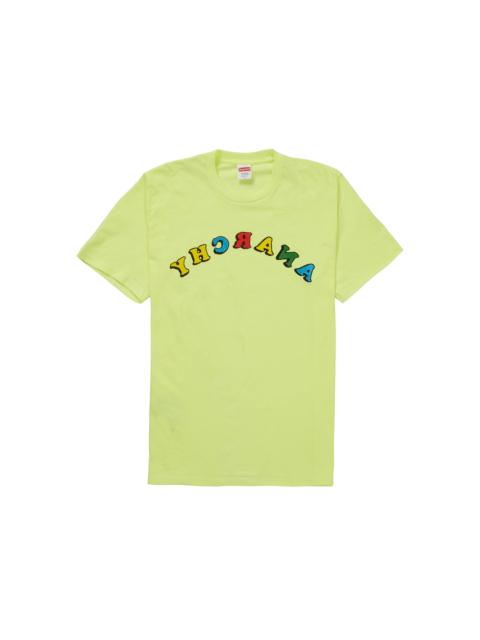 Supreme Jamie Reid Anarchy Tee Bright Yellow