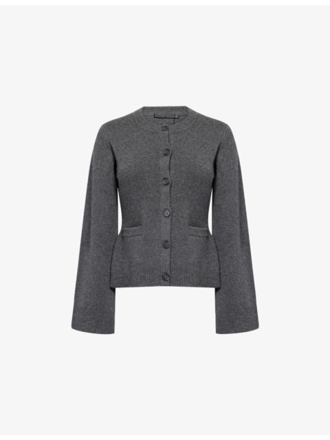 Cooper Round-Neck Wool And Cashmere Cardigan