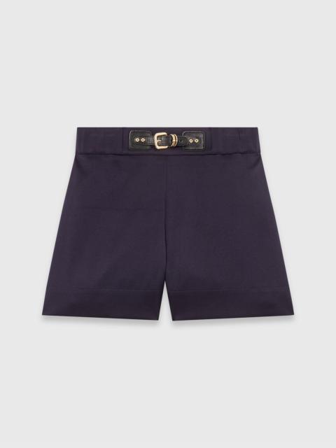 Satin-effect shorts