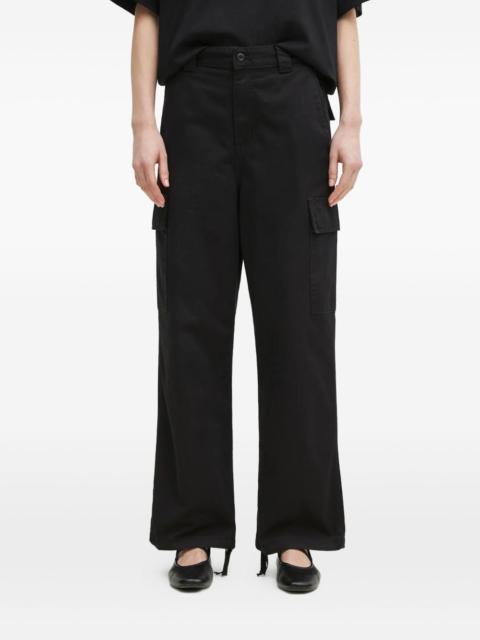cargo-pocket trousers
