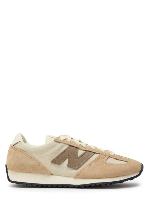 New Balance 471 Panelled Brushed Suede Sneakers