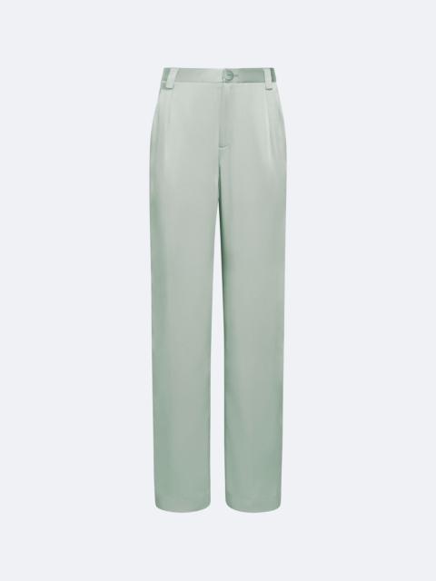 Satin Relaxed Pleated Pant