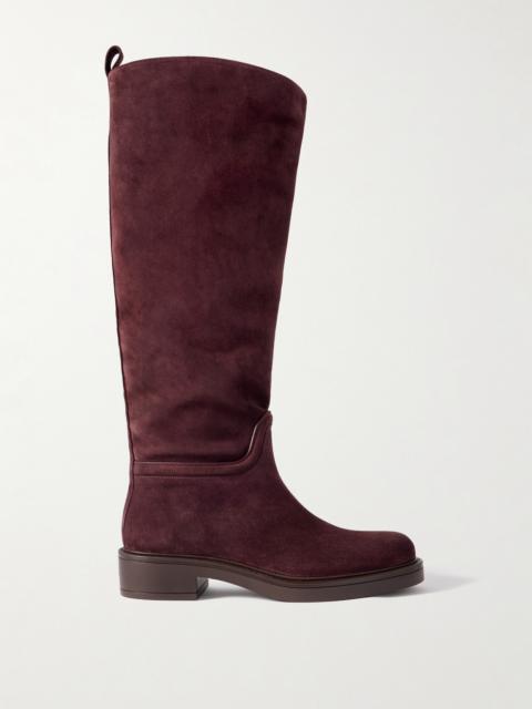 Celia Suede Knee Boots