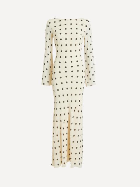 Esra Sundae Dot Maxi Dress