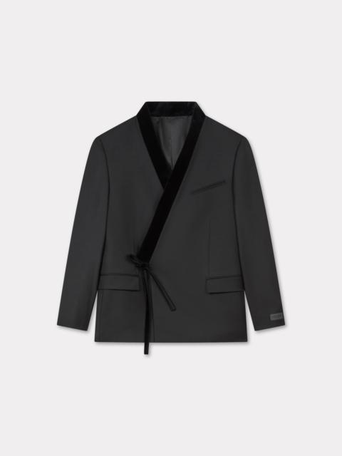 Kimono blazer in virgin wool