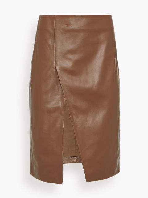 Ekare Slit Skirt in Wood