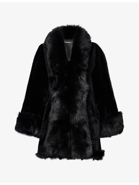 Sima Short Shearling Coat