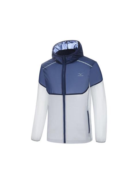 Mizuno UV Protection Jacket 'Navy White' A2CE2A32
