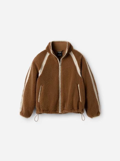 ® Women's Nikia Crochet ®fluff Jacket Fleece/Recycled Materials in Chestnut