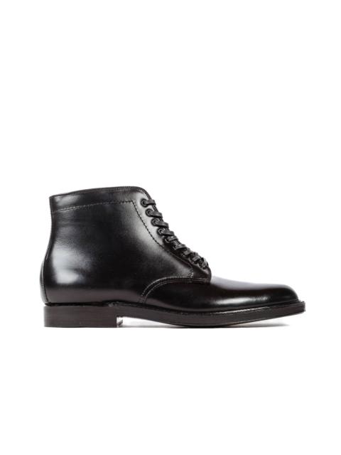 Plain Toe Boot Black Calfskin G2803
