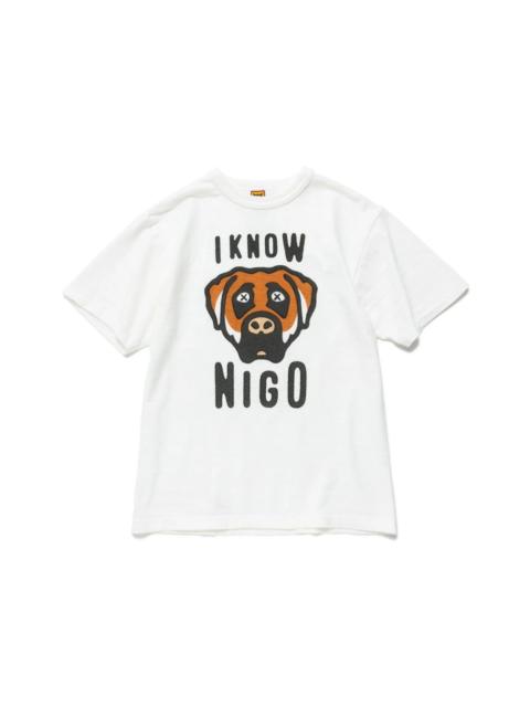 Human Made I Know Nigo Kaws T-Shirt White