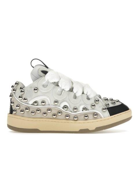 Lanvin Studded Leather Curb Sneaker White (Women's)