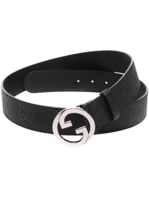 Gucci Blondie Wide Belt Black