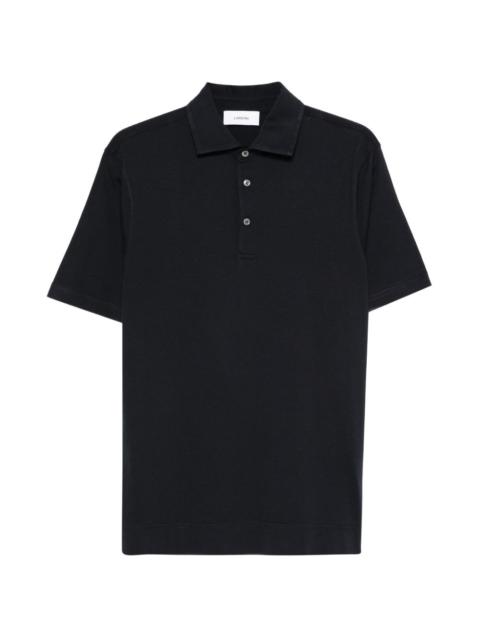 buttoned polo shirt