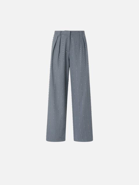 TROUSERS WITH JEWEL STRIPES