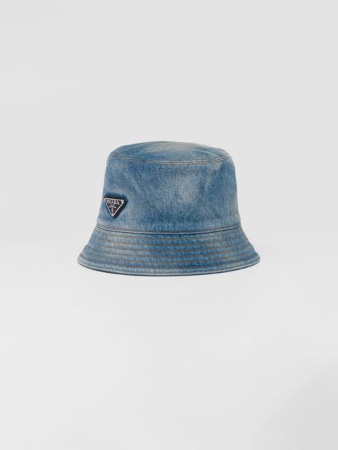 Denim bucket hat