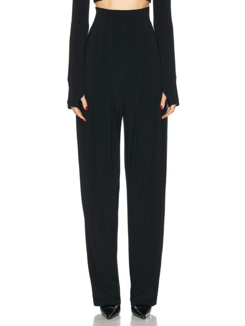 High Waisted Tailored Pleat Pant