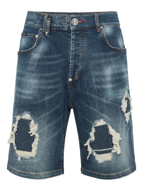 distressed shorts