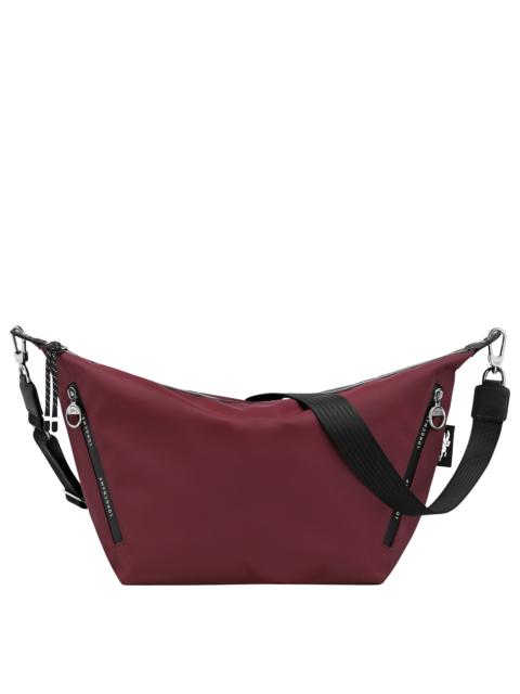 Le Pliage Energy M Crossbody bag Burgundy - Canvas