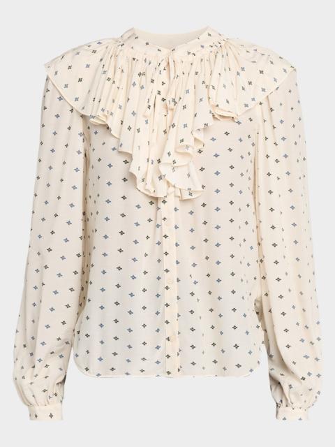 Gomez Long-Sleeve Ruffle Blouse