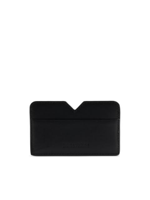 V-cut multipass card holder