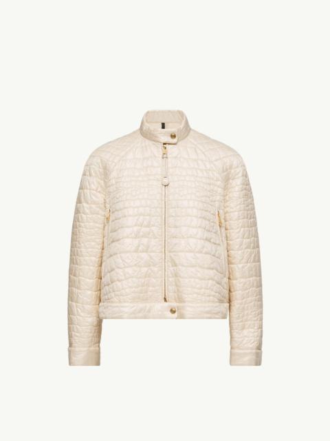 Aubrieta Geometric-Quilted Short Down Jacket