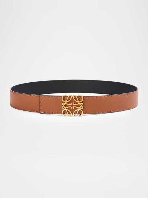 Men & apos;s Reversible Anagram Leather Belt