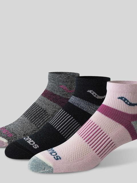 Inferno Merino Wool Blend Quarter 3-Pack Sock