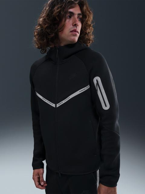 Nike Tech Men's Full-Zip Fleece Windrunner Jacket with Reflective Accents