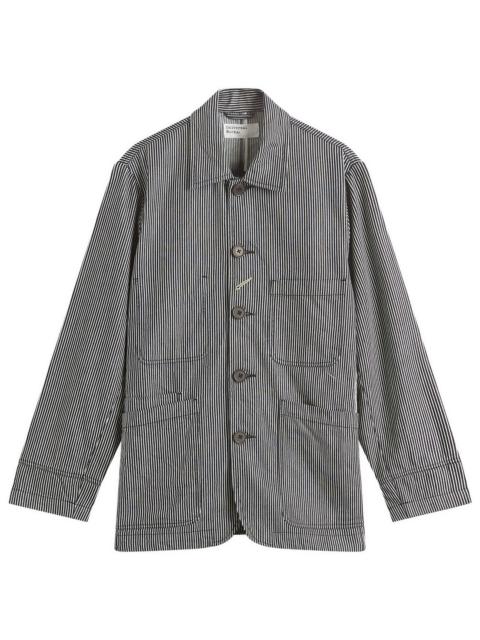Universal Works Hickory Stripe Original Bakers Jacket