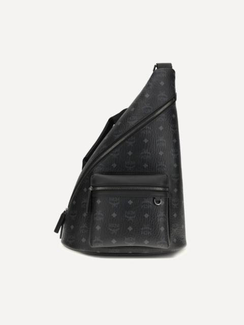 Aren Sling printed canvas Backpack