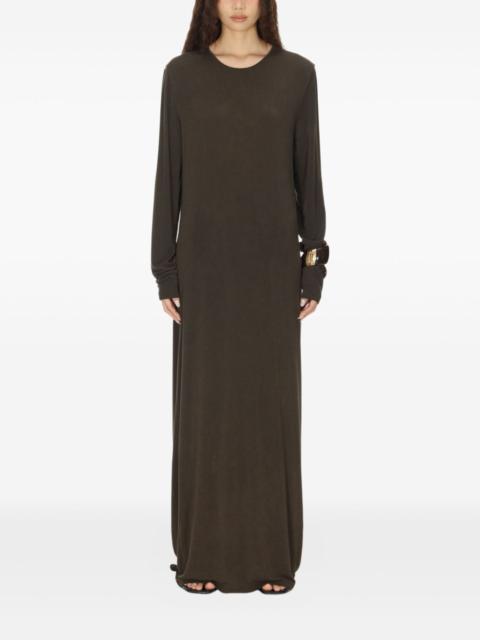 DEA tie-back long-sleeve maxi dress