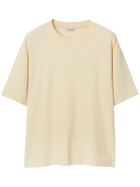 round-neck cotton T-shirt