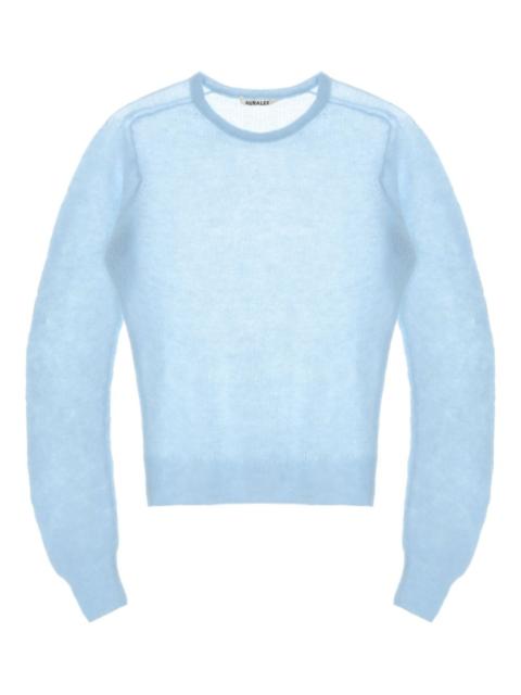 alpaca wool blend knitted top